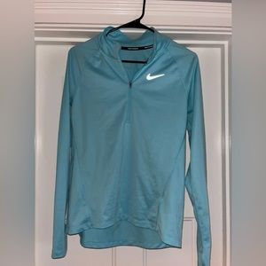Nike Light Blue Running Quarter Zip